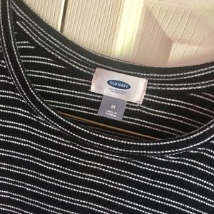 Black old navy tunic tee